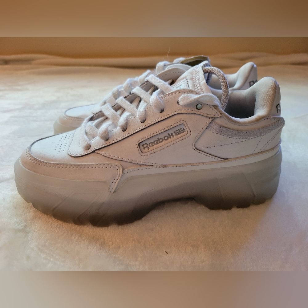 Reebok white shoes